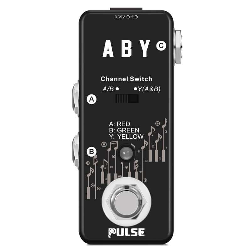 Pulse ABY PT-30 Micro AB Switch Micro Guitar Pedal ABY image 1