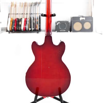 1960 Hofner Colorama II in Cherry Red image 4