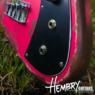 HEMBRY Fender Metora style bass/guitar doubleneck relic image 5