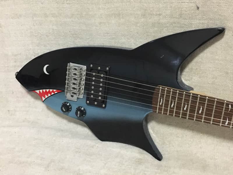 Jay Turser Shark Guitar 2000's Blue | Reverb