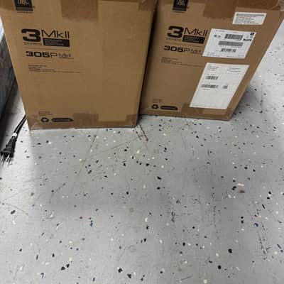 JBL 305P MkII 2-Way 5" Active Nearfield Studio Monitors (Pair) 2010s - Black image 6