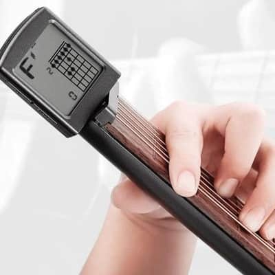 Digital 6 Frets Pocket Guitar Trainer w/ Screen For Chords image 1