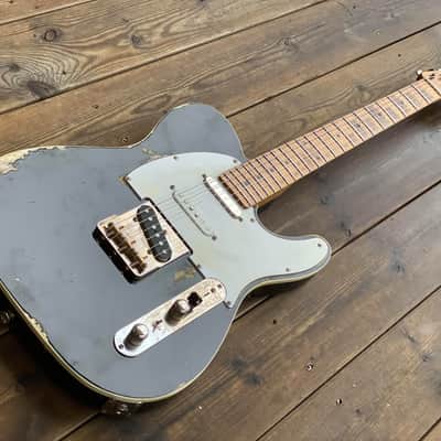 Sonnemo Custom Vintage Twangster - Black with top binding image 3