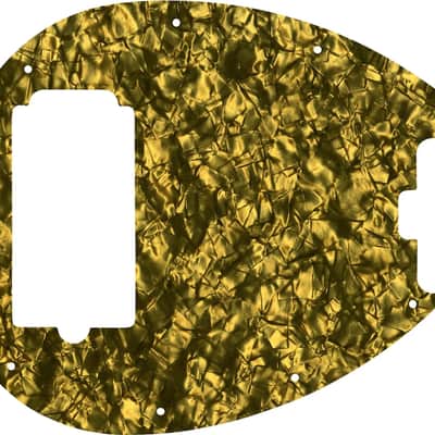WD Custom Pickguard For Sterling By Music Man SB14 Bass #28GD Gold Pearl/Black/White/Black