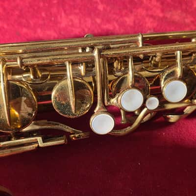 Vintage Early 1920s Buescher True Tone Low Pitch Eb Alto Saxophone w/ Original Carrying Case - RECENTLY REPADDED!! image 6