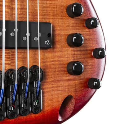 Ibanez SRD905F-BTL Brown Topaz Burst Low Gloss - 5-String Electric Bass image 8