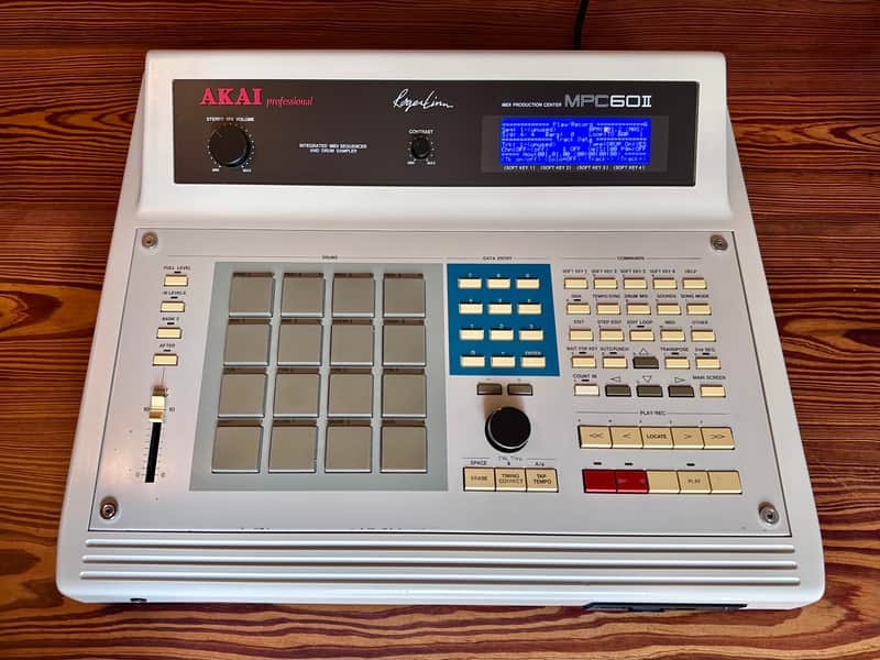 Akai MPC60II — JAZZCAT SCSI/SD + RAM Expansion, New Screen, Encoder & Pad Sensor image 1