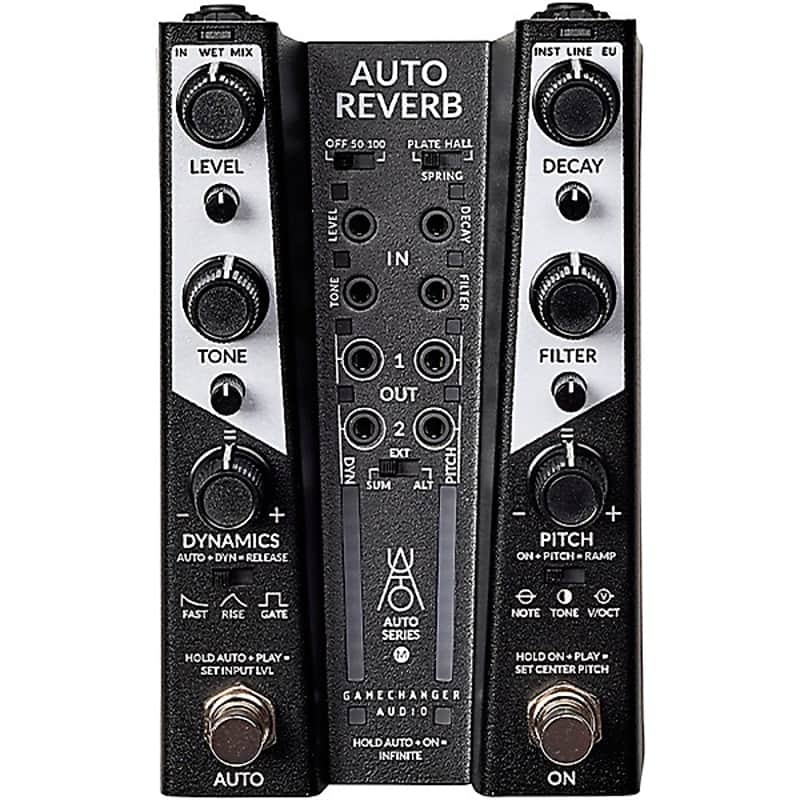 Gamechanger Audio  AUTO REVERB Pitch and Dynamics Responsive Reverb Effects Pedal  2024 - Black image 1