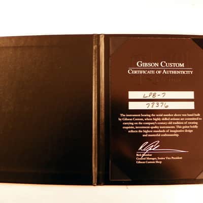 Gibson Custom Shop '57 Les Paul Custom LPB-7 VOS 2008 Ebony image 11