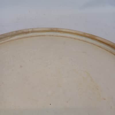 Slingerland 16"40 Radio King-Stamp Calf Skin Floor Tom Drum Batter/Resonant Head image 6