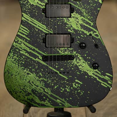 ESP USA M-II NTB NT EMG - Alien Blood Splatter image 1