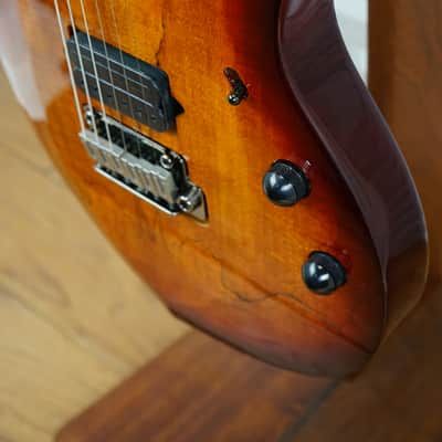 Sterling MAJ200X SM John Petrucci Signature - Blood Orange Burst image 7