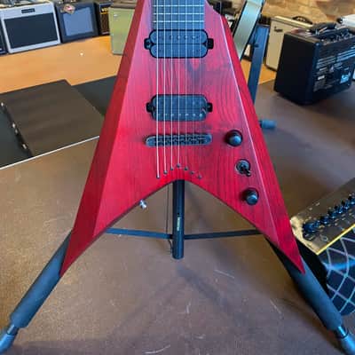Solar Guitars V2.7 Trans Blood Red Matte image 2