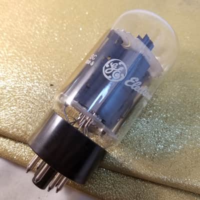 GE Matched Pair (2) 7027A 7027 tNOS AT1000 TESTED Vacuum Tubes (like beefy 6L6GC) Beam Power 1958-1975 image 18