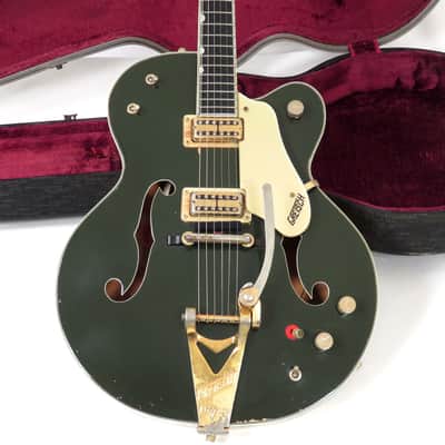 1963 Gretsch Country Club - Rare Cadillac Green Finish - Thin Body - Original Case image 1