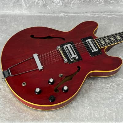 Vintage 1967 Gibson ES-335-12 ES-335-TDC-12 12 string guitar in red w/ case image 1