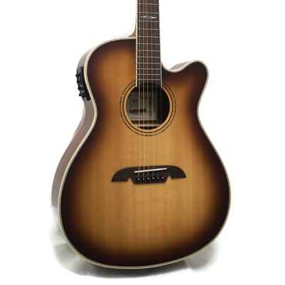 Alvarez AFH600CESHB Artist Herringbone Series Folk/OM Acoustic-Electric Guitar image 1