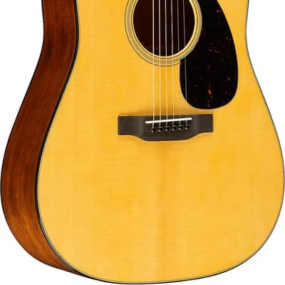Martin D-18 Standard Dreadnought Acoustic Guitar Satin (2025), Solid Spruce Top, Satin Natural image 2