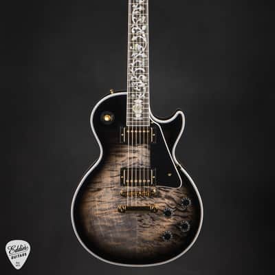 Gibson Custom Shop Dealer Select Les Paul Custom 5A Quilt "Tree Of Life" Cobra Burst #CS601600 image 3