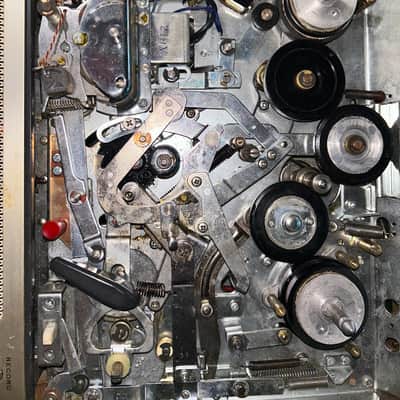 CROSS FIELD AKAI M-8 Stereo Tube Reel-to-Reel - Working Tube Preamps - PLAY Needs Belt image 15