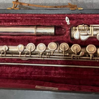 Argonaut Vintage Italian Flute 1960 - Silver Plated image 1