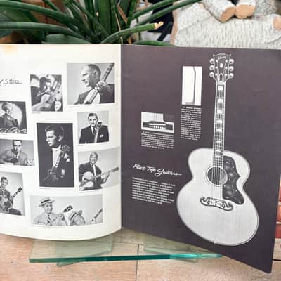 1960 Gibson Full Line Catalog Rare Burst Es335 Les Paul Melody Maker Vintage Case Candy Collector image 14