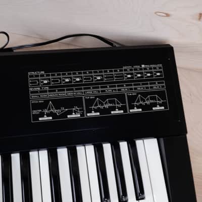 Roland D-20 61-Key Multi-Timbral Linear Synthesizer / Multitrack Sequencer Black 100V 1988 Made in Japan MIJ image 3
