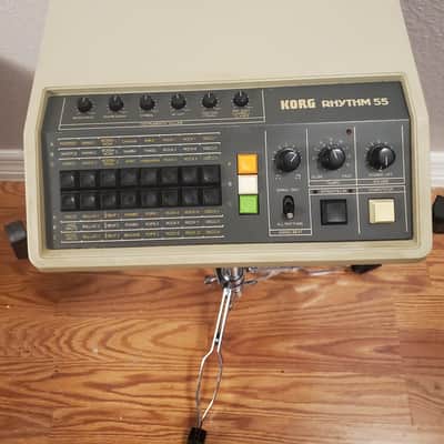 Korg KR-55 Rhythm 55 1970s - Cream image 6
