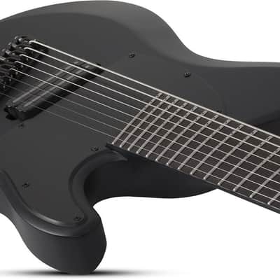 Schecter PT-8 MS Black Ops - Satin Black Open Pore (622) image 7