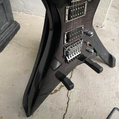 2010s Lado Earth 2002  - Trans Black Flame Maple Top with OHSC image 5