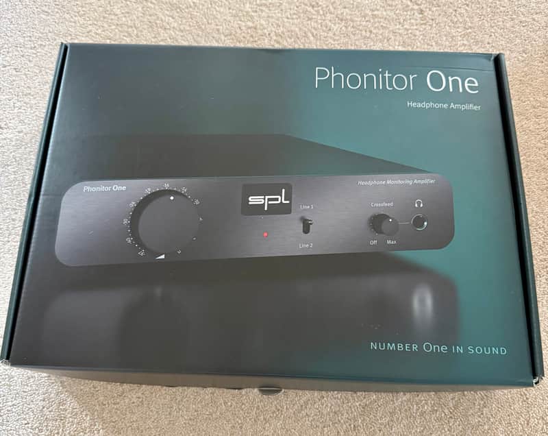SPL Phonitor One Headphone Amplifier 2021 - Present - Black image 1
