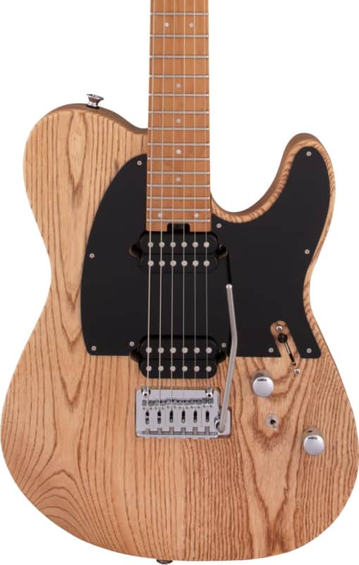 Charvel Pro-Mod So-Cal Style 2 24 HH 2PT CM Ash Electric Guitar. Caramelized Maple FB, Natural Ash image 1