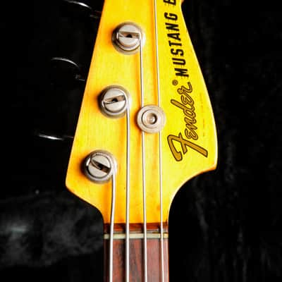 Fender Mustang Bass Guitar Torino Red Vintage 1966 Pre-Owned image 3