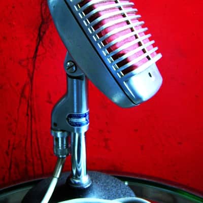 Vintage 1950's Shure 51 dynamic microphone w cable Nat King Cole 55 55S # 3 image 5