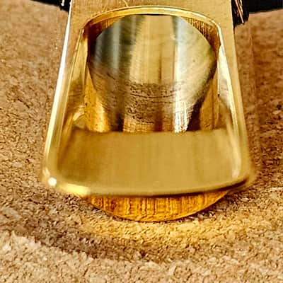 SR Technologies Pro Alto Saxophone Mouthpiece - Gold Plated image 5