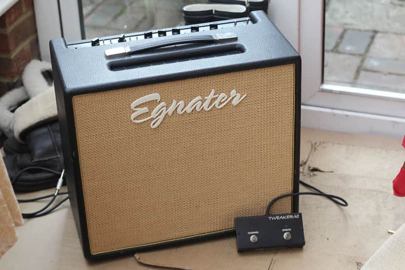 Egnater Tweaker 40 112 40w 1x12 Guitar Combo with Celestion Elite GH50 2010s - Black with Tweed Grill image 1