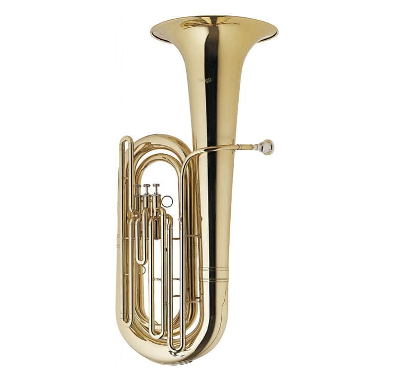 Stagg BBb Brass Tuba w/ Case on Wheels image 1