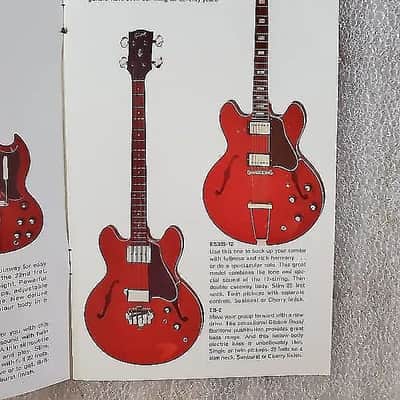 1968 Gibson "It Goes Where You Go" Color Brochure SG, ES-335, Hummingbird, J-50, ES 330 Amps Orig image 5