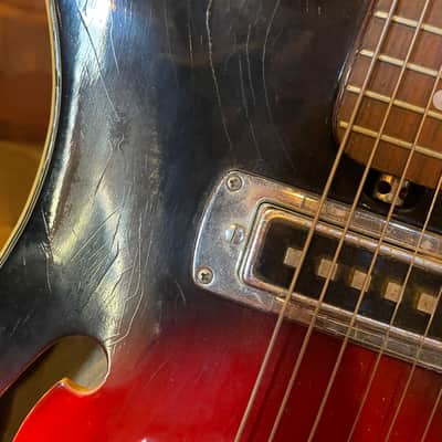 Teisco EP-10T 1960’s - Red burst image 3