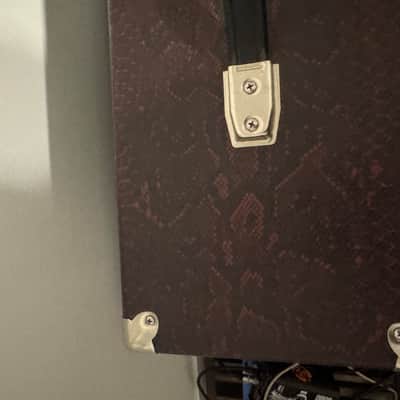 Soldano SLO-100 C3 Amps Clone, Burgundy Snakeskin, White Grille, Excellent image 8
