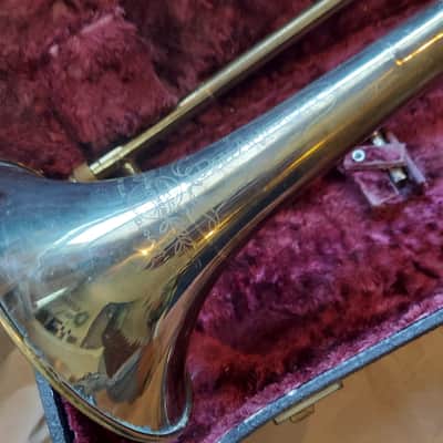 Vintage Pan American Trombone, USA, with case/mouthpiece, Good condition image 3