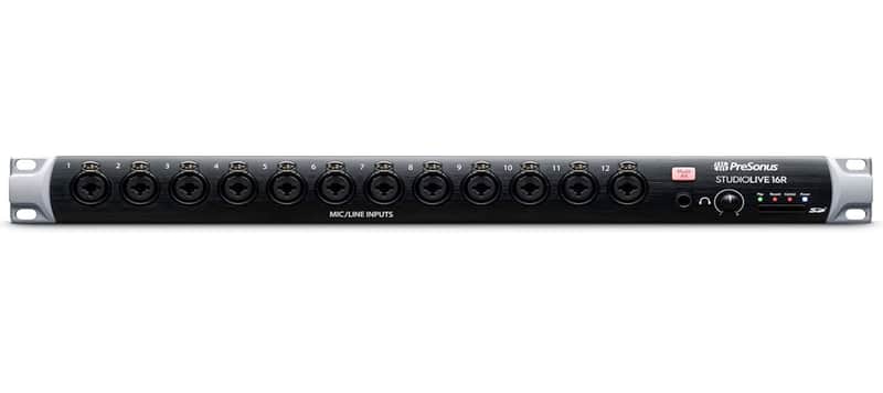 PreSonus StudioLive 16R 16-Channel Rackmount Digital Mixer 2017 - Present - Black image 1