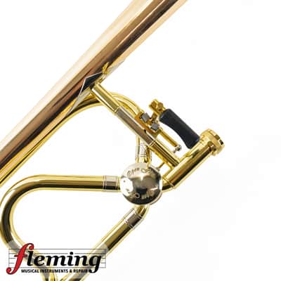 Adams Custom TB1 Professional Tenor Trombone - Two-Tone Rose Brass/Silver (Serial #055) image 7