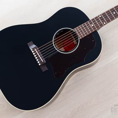 2024 Gibson ‘50s J-45 Original Dreadnought Acoustic Guitar Ebony, Mint w/ Case, Tags image 1
