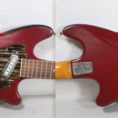 Framus Strato Super 5/155-52 Vintage Germany Electric Guitar 1967 Red - WOW! image 9
