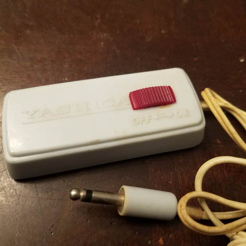 Yashica 1/8" aux remote control switch 6 feet 1950s image 1