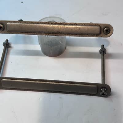 60s Vintage Fender Amp Chassis Chrome Strap image 2