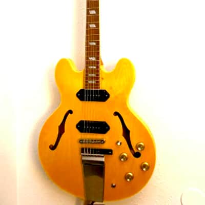 EPIPHONE CASINO UPGRADE!! Engraved Nickel Long Maestro Vibrola Vibrato Lyre Tailpiece Tremolo W/ Roller Bridge fits Casino, Sheraton, Dot, ES335, SG, & Firebird Guitars image 5