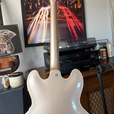 Gibson ES-335 Custom Shop 64’ reissue M2M VOS 2023 - Gold Mist image 4