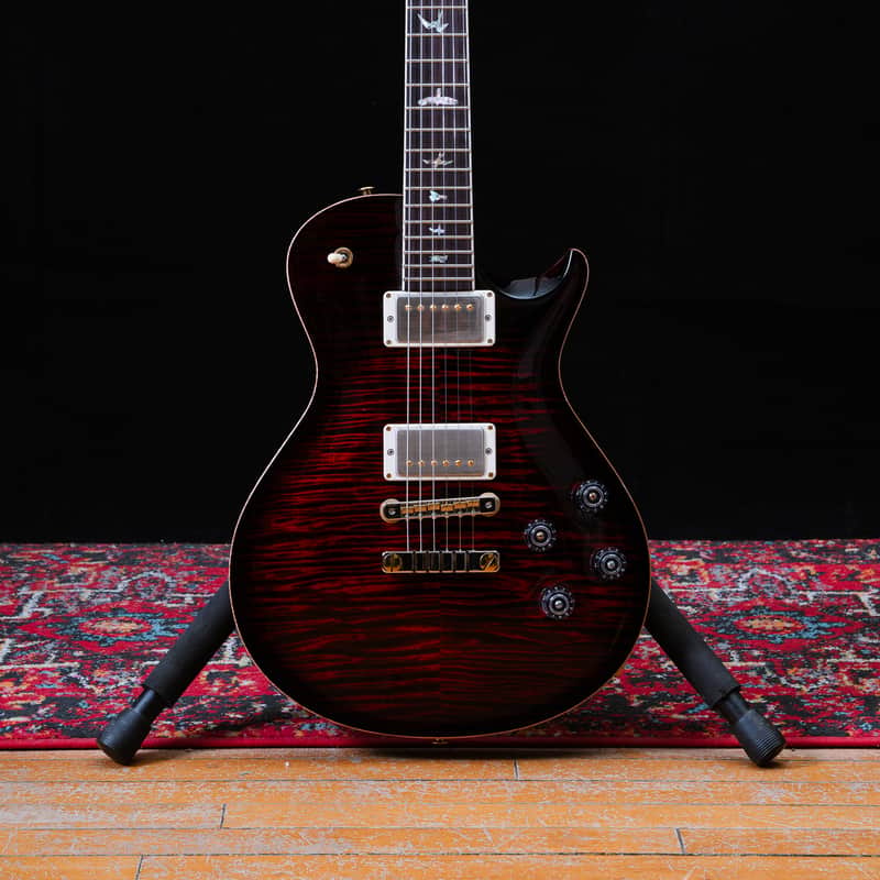 PRS McCarty 594 '10-Top' Singlecut 2023 - Fire Red Burst image 1